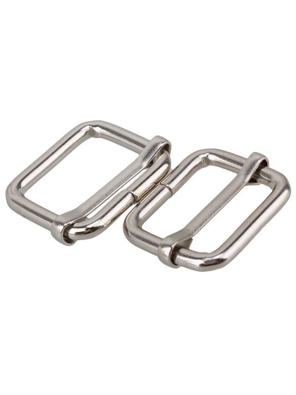 20pcs Silver Iron Sliding Pin Buckle for Backpacks and Webbing Straps
