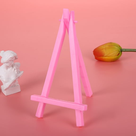 TABLZONE 20Pcs Assorted Color Plastic Art Easel Stand Adjustable Tabletop Display Rack