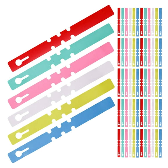 TABLZONE 240Pcs Hanging Garden Plant Labels with Adjustable Plastic Loops for Easy Tree and Plant Identification