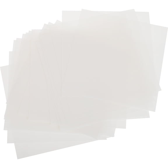 TABLZONE Plastic Stencils Blank Stencil Sheets Milky White 24Pcs