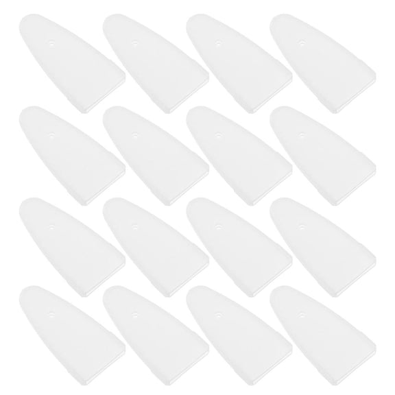 TABLZONE 24Pcs Scissors Plastic Covers White Durable U-Shaped Sheaths for Protective Scissor Storage