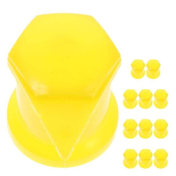 TABLZONE 24Pcs Plastic Wheel Lug Nut Indicators High Visibility Caps for Car and Truck Use