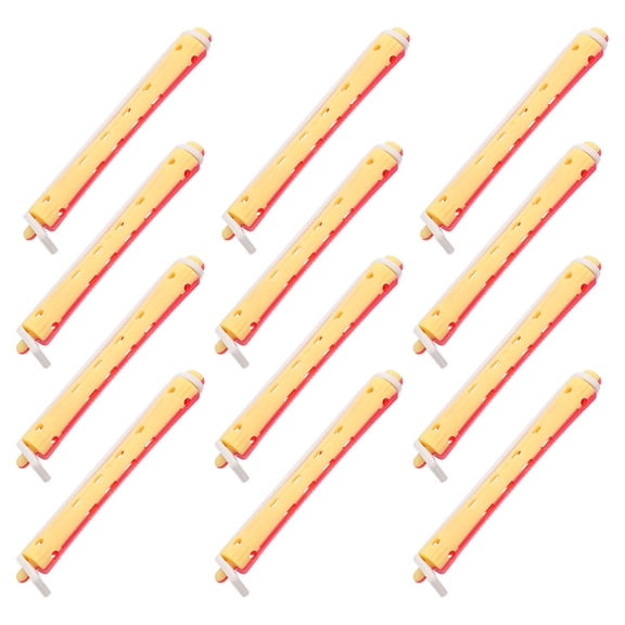 TABLZONE Perm Rods Assorted Color PP Versatile DIY Styling Tools for Home and Salon 24Pcs
