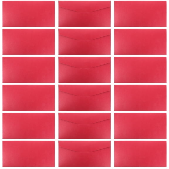 TABLZONE 25Pcs Red Paper Envelopes Decorative Card Envelopes for Wedding Invitation and Party Use