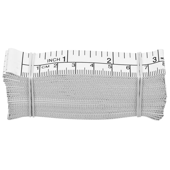TABLZONE 25Pcs Soft Paper Tape Measure Disposable for Measuring Length with Clear Number Print