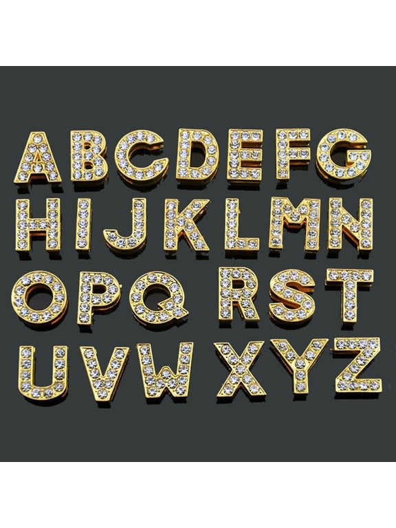 26-Piece Letter Charms Set for Jewelry Making, Perfect for Earrings and Handicrafts, Ideal for Adults