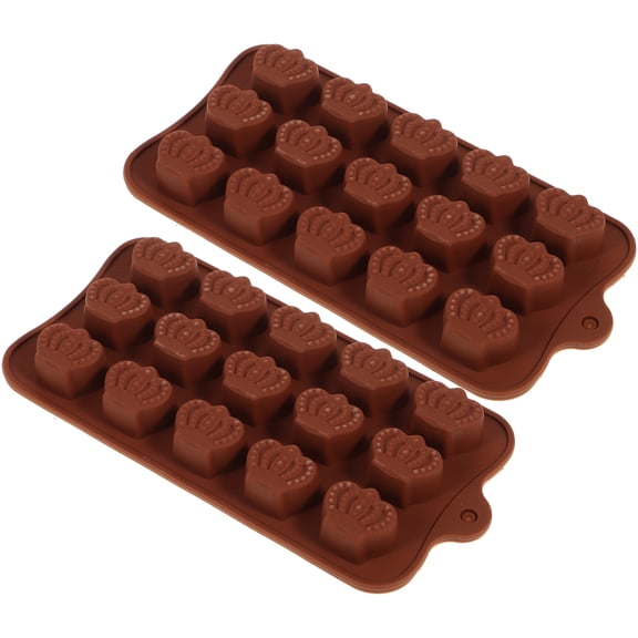 TABLZONE 2Pcs Silicone Cake Mold for Baking Chocolate Candy Fondant Non Stick Easy Demould
