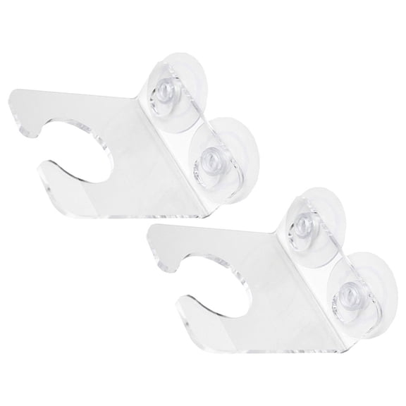 TABLZONE 2Pcs Acrylic Bathtub Wine Cup Holder Single Rack for Wine and Beer Storage