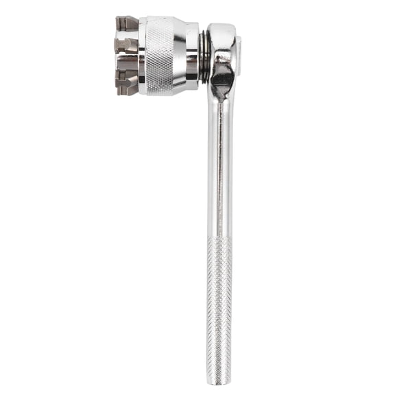TABLZONE 2-Pack Adjustable Socket Wrench Set, Plated Universal Socket Spanner for Auto Repair and Home Maintenance