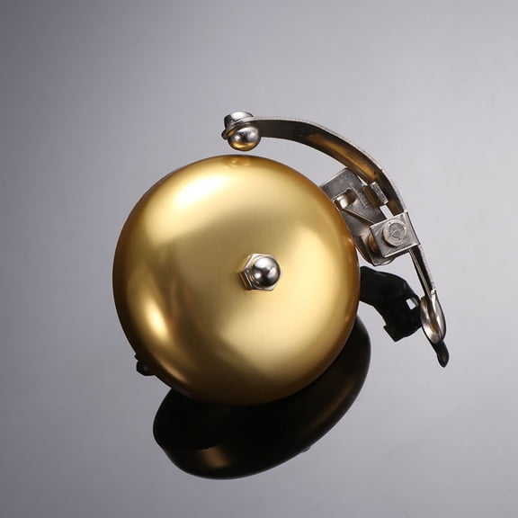 TABLZONE 2Pcs Durable Golden Bike Bells for Mountain Bike Handlebar Install