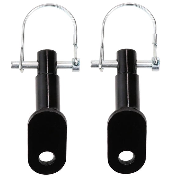 TABLZONE 2Pcs Bicycle Trailer Hitch Attachment for Bike Trailer Iron Connection