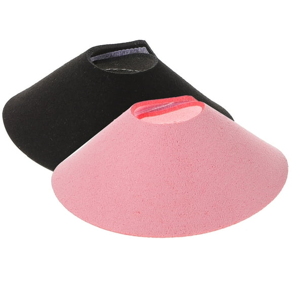 TABLZONE 2Pcs Black Protective Collar Ring for Parrots Anti-Biting Neck Protector