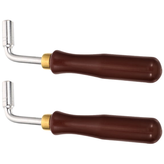 TABLZONE 2Pcs Brown Dulcimer Tuning Key Lightweight Instrument Accessory for Easy and Precise Tuning