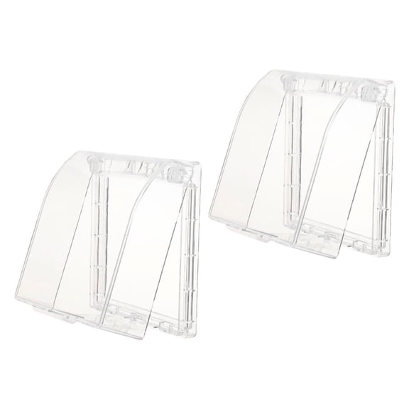 TABLZONE Transparent Doorbell Protector Sturdy and Safe for Indoor Outdoor 2Pcs