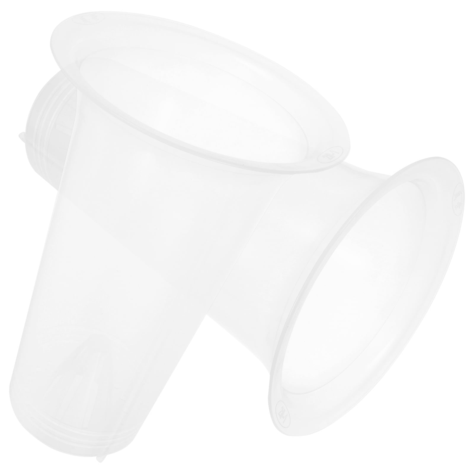 TABLZONE 2Pcs Transparent Orchid Plastic Plant Pots with Ventilation ...