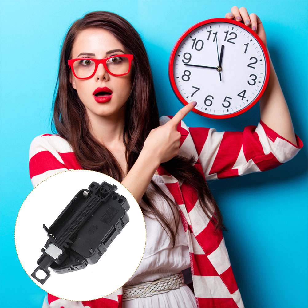 TABLZONE Silent Clock Movement Mechanism, Black Plastic Pendulum ...