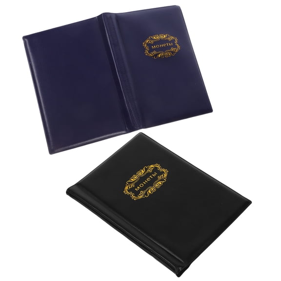TABLZONE 2-Pack Portable Storage Book with 120 Pockets, Assorted Colors Card Album for Collectors and Trading Card Holders