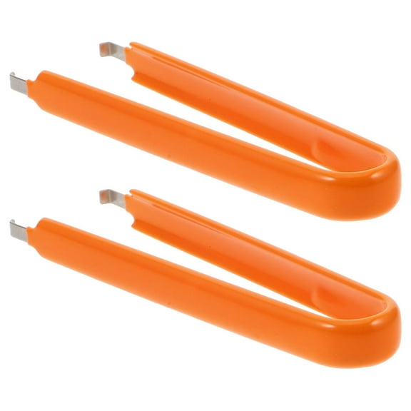 TABLZONE 2Pcs Compact Orange Car Fuse Tool with Metal Construction for Quick and Durable Fuse Extraction