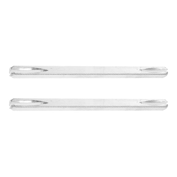 TABLZONE 2Pcs Door Latch Lock Door Handle Shaft Iron Square Vintage Style For Exterior Doors