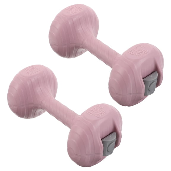 TABLZONE 2Pcs Dumbbells Adjustable Fillable Soft Non Slip Portable Hand Weights for Home Workout