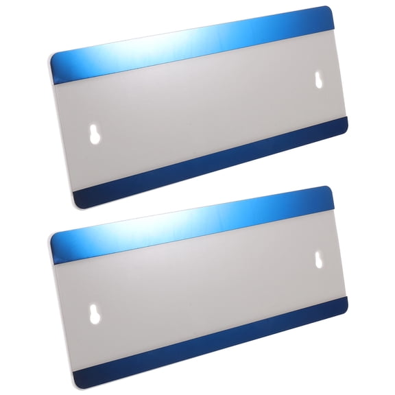 TABLZONE 2Pcs Durable Metal Office Desk Signs with Fingerprint Resistant Finish for Corporate Use