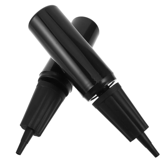TABLZONE Portable Manual Air Pump for Exercise Balls PP Material Black 2Pcs