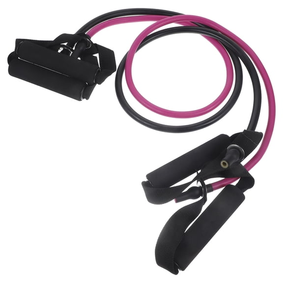 TABLZONE 2Pcs Exercise Tubes Resistance Bands with Foam Door Anchor for Home Gym Use