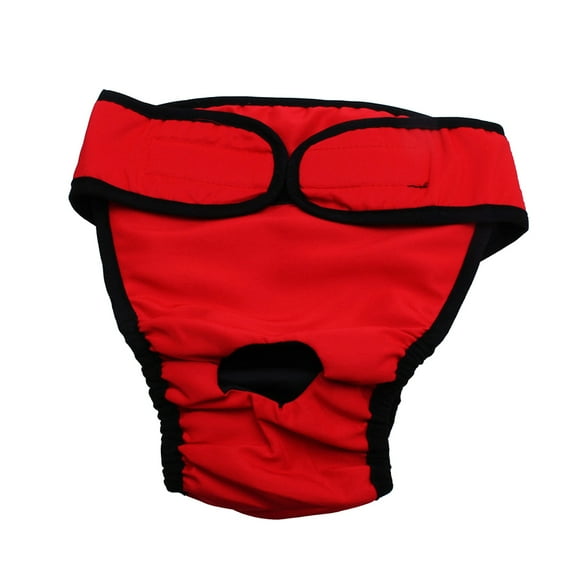 TABLZONE 2Pcs Female Dog Physical Pant Diaper Wrap with Hook and Loop Closure and Assorted Colors