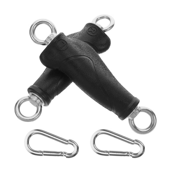 TABLZONE Resistance Band Handles, Compact Short Workout Handles, Easy Installation, 2 Pieces for Fitness and Exercise