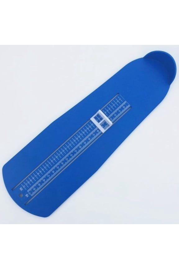 2Pcs Foot Measuring Devices Blue Foot Length Gauge Clear Scale Lightweight and Portable Tool