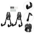 thumbnail image 1 of TABLZONE 2-Pack Heavy Duty Black Metal Garage Wall Hooks, Utility Storage Hangers for Tools and Equipment Organization, 1 of 8