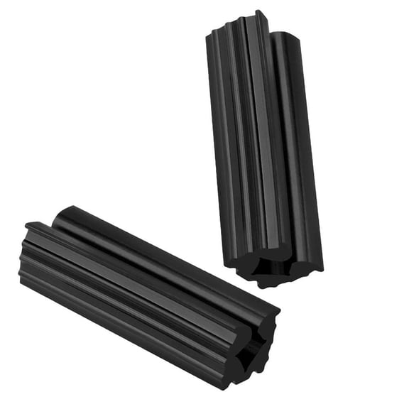 TABLZONE 2-Pack Black Rubber Golf Shaft Clamps to Prevent Slippage and Shaft Damage for Golf