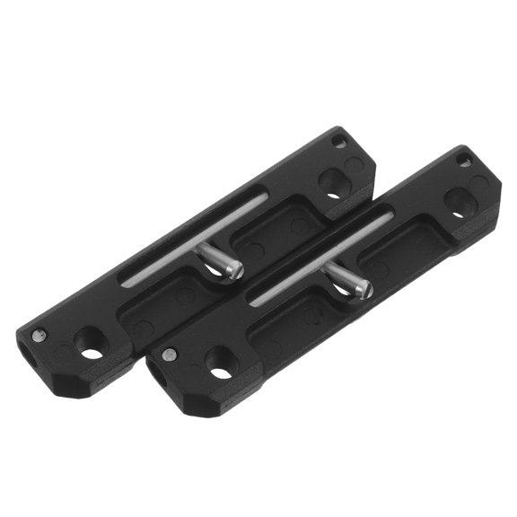 TABLZONE 2Pcs Durable Spring Loaded Slide Bolt Latch for Sliding Doors and Storage Cabinets