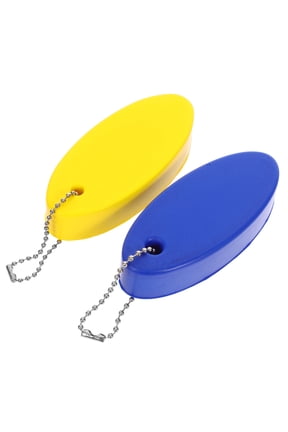 2-Pack Floating Keychain Holder Zinc Alloy Key Float for Boating and Water Sports
