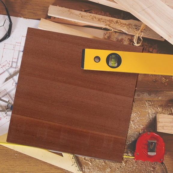 TABLZONE 2Pcs Ultrathin Craft Wood Boards Natural Light Brown Veneer Sheets for DIY Painting and Model Making