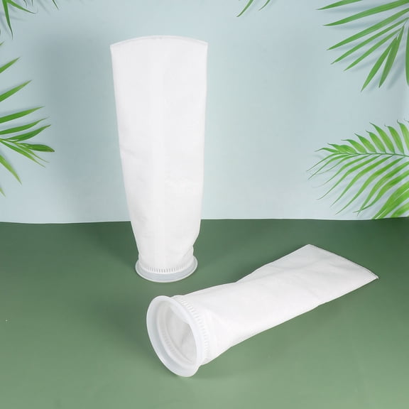 TABLZONE 2-Pack White Mesh Aquarium Filter Socks, Filter Replacement for Fish Tank Water Filtration