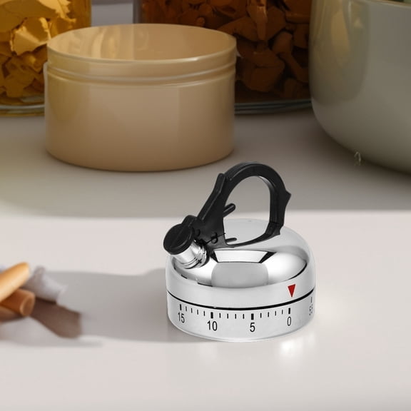TABLZONE 2Pcs Simple Mechanical Kitchen Timer with Reminder Alarm for Cooking Time