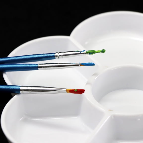 TABLZONE 2Pcs Mixing Palette Palette White Plastic Painting for Artists Studio Art