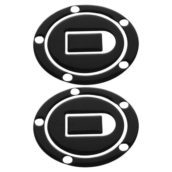 TABLZONE 2Pcs Motorcycle Gas Tank Cover Black PVC Protection for Motorcycle Owners