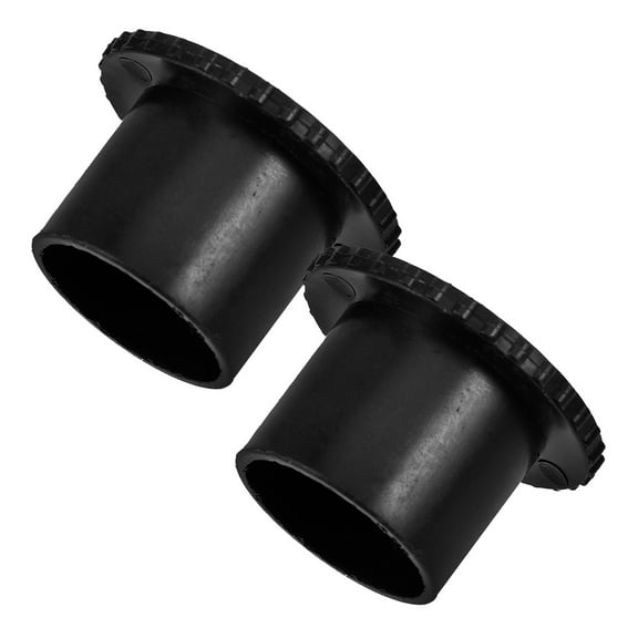 TABLZONE Black Clothes Hanger End Stoppers, PP Material, Easy to Install, Protective Design, 2 Pieces
