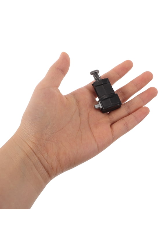 Black Telescoping Luggage Handle Replacement Set, PVC, Easy Adjustable, 2 Pieces for Suitcase Repair and Replacement