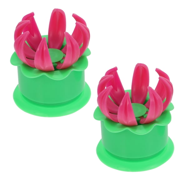 TABLZONE 2-Piece Plastic Dumpling and Bun Maker Mold Set, Reusable Kitchen Tool for Easy Cooking and Baking