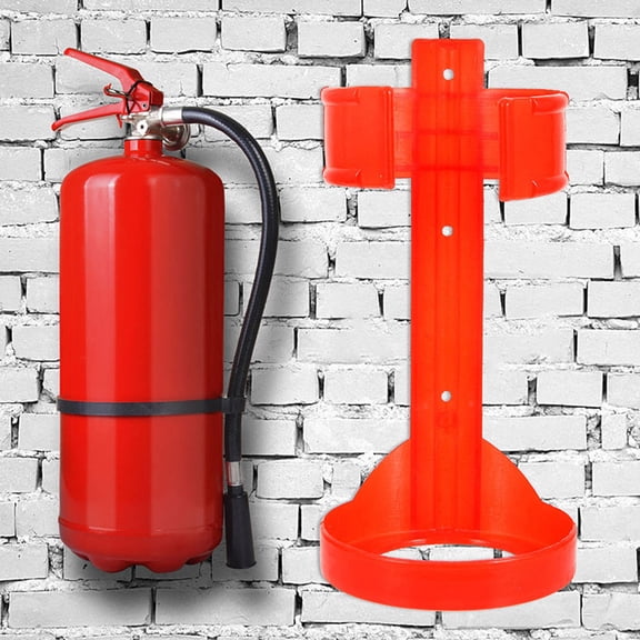 TABLZONE 2-Pack Red Wall Mount Brackets for Car, Truck, and Safety Storage