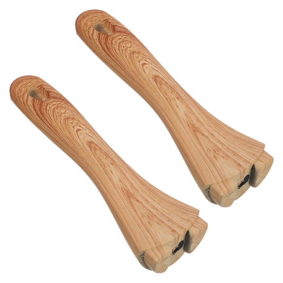 TABLZONE 2-Pack Removable Bakelite Pot Handles for Kitchen Cookware, Home Cooking Accessories, Easy Grip and
