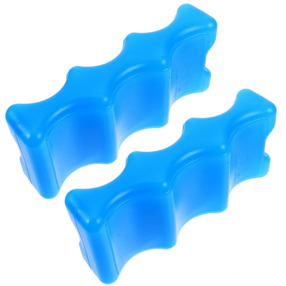 TABLZONE 2Pcs Blue Reusable Ice Packs for Breastmilk Bottle Lunch Boxes and Travel Cooler