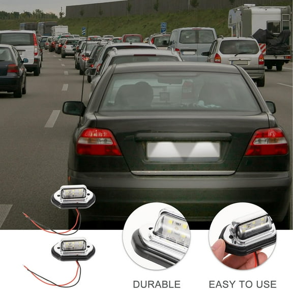 TABLZONE 2-Pack Black LED Running Lights for Boats, Marine Navigation Lights for Night Boating Safety