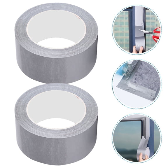 TABLZONE 2-Pack Plated Bathroom Seal Tape for Window and Door Gaps with Strong Adhesive