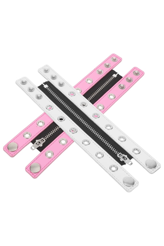 PU Punk Bracelet in Multiple Colors - Trendy Edgy Accessories for Men and Women Fashion