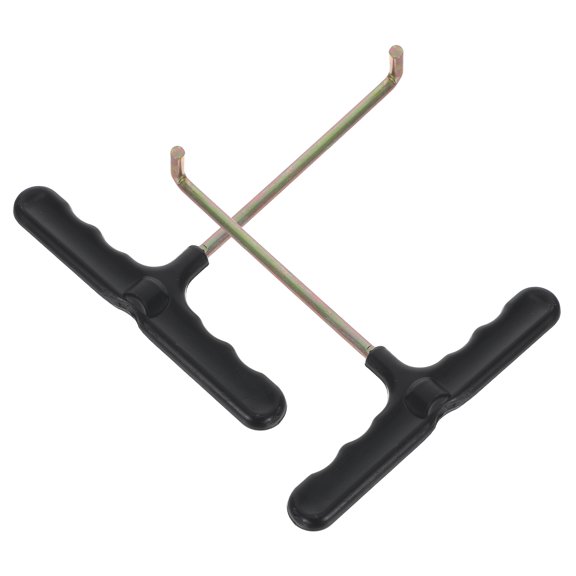 TABLZONE 2Pcs Universal Trampoline Spring Puller Tool with Heavy Duty Steel Shaft for Quick Assembly