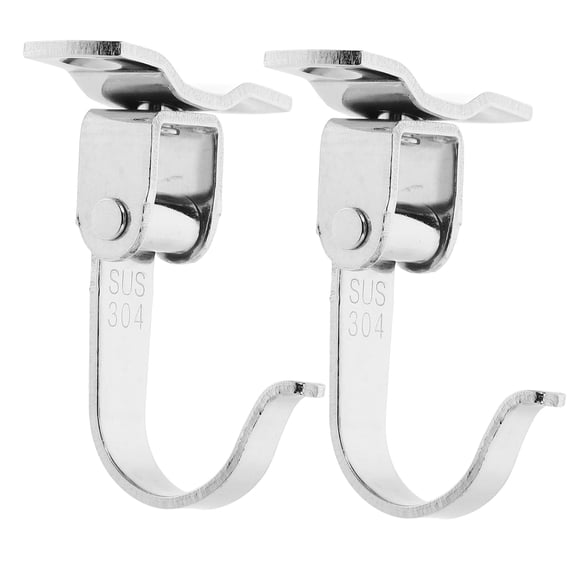 TABLZONE 2Pcs Stainless Steel Mount Bracket Heavy Duty Ceiling Hooks for Outdoor Use